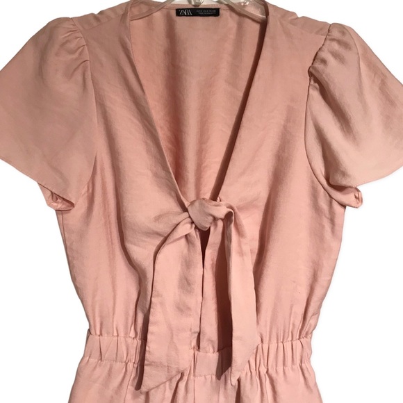 Zara Jumpsuit/Romper With Tie - Picture 9 of 9